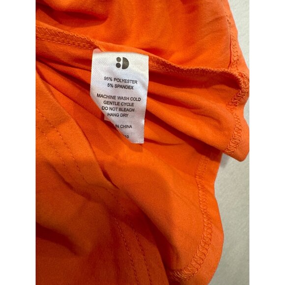 Dotdotsmile Dress Size 7 Solid Tangerine New With Tags - Picture 5 of 7